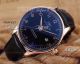 Perfect Replica IWC Portugieser Automatic Men's Watch Rose Gold Blue Arabic Markers (3)_th.jpg